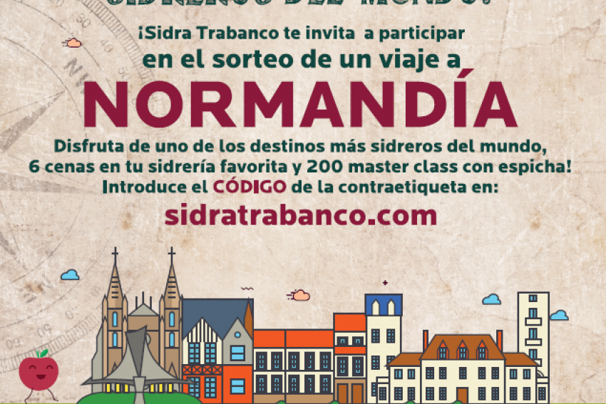 Tomar sidra te lleva a Normandía