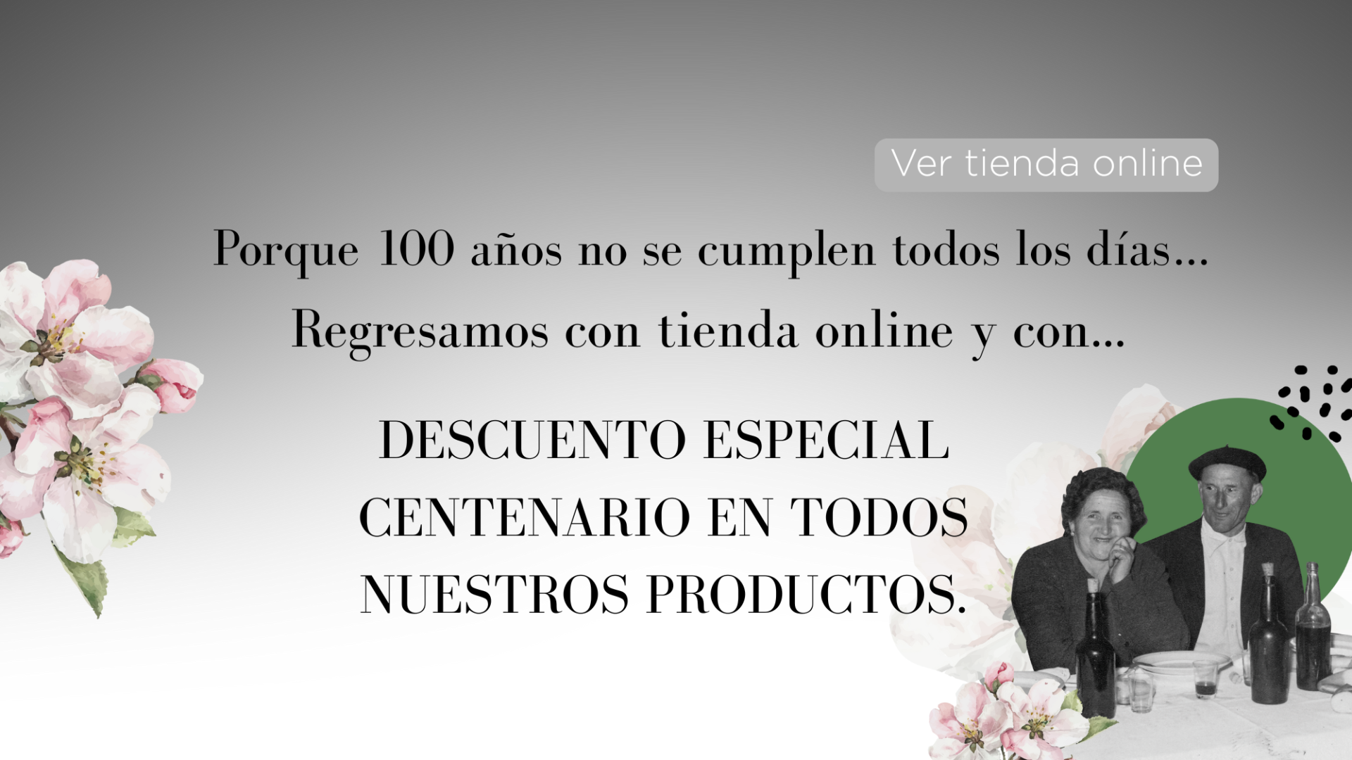 Tienda online de nuevo disponible